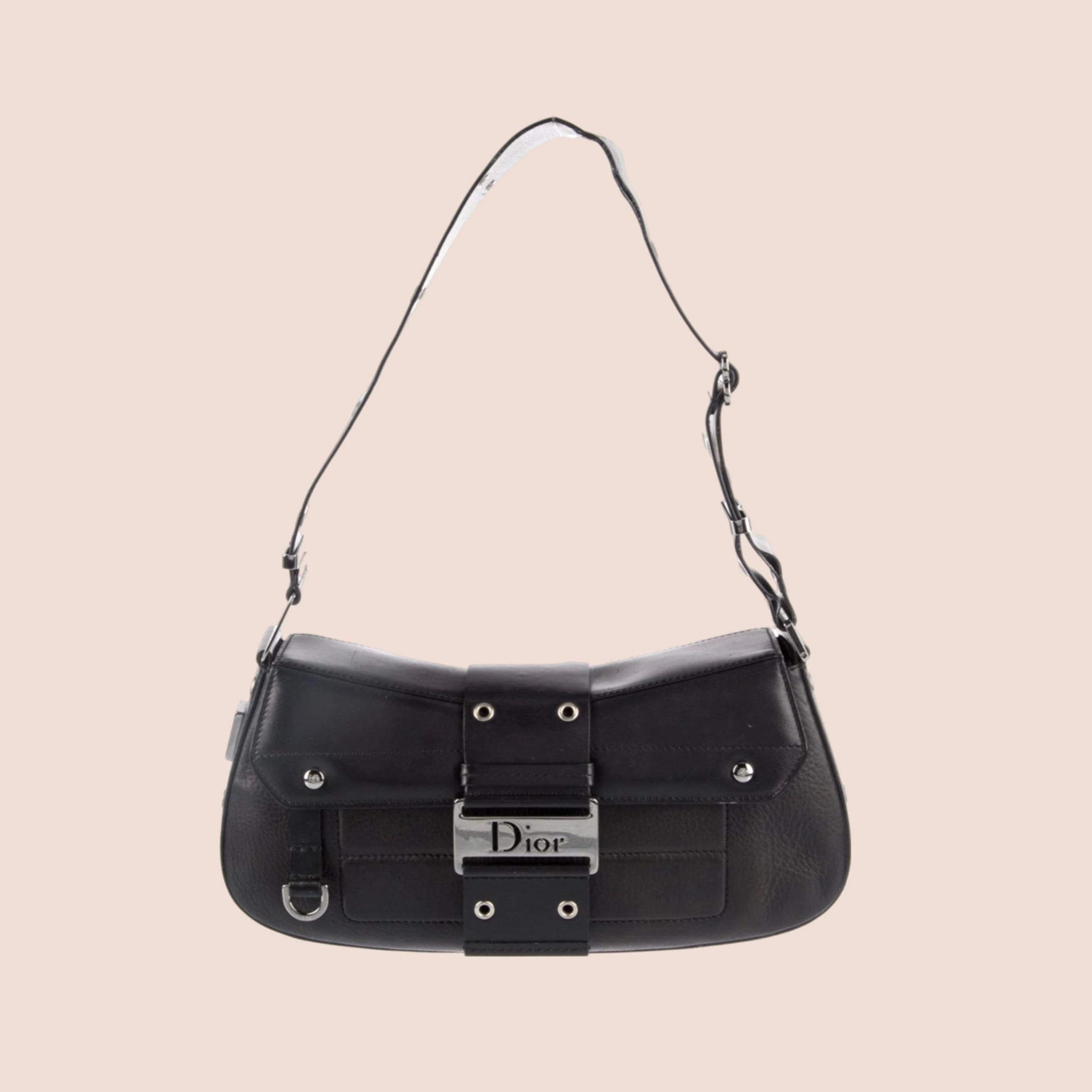 Dior shoulder bag black sale