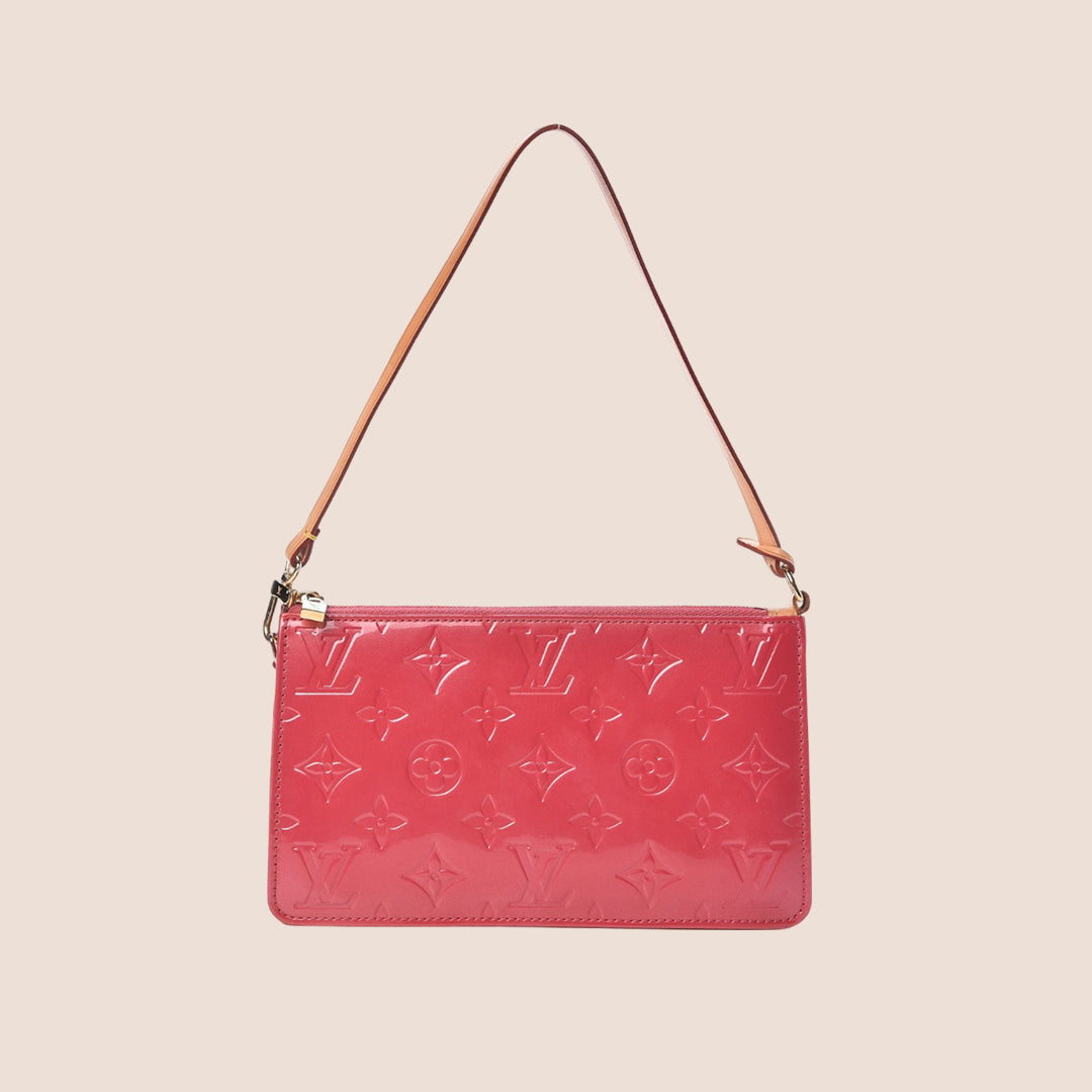 LOUIS VUITTON PINK MONOGRAM VERNIS LEXINGTON POCHETTE BAG RDB