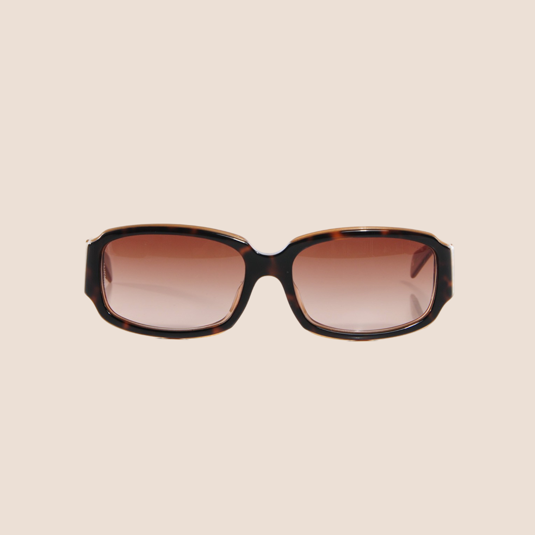 CHANEL CC TORTOISE SHELL CC SUNGLASSES RDB