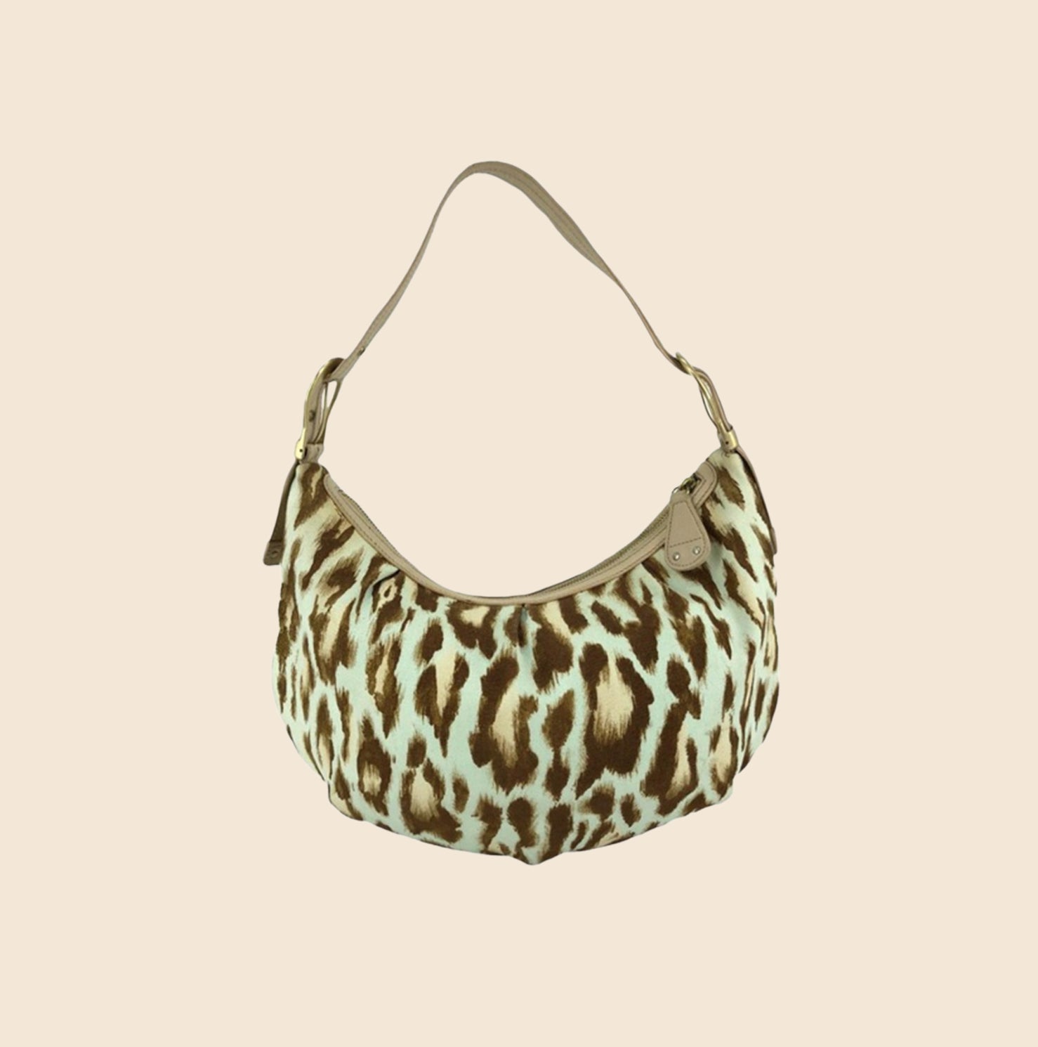 Vintage Dior Cheetah Print Logo Shoulder Bag – Treasures of NYC