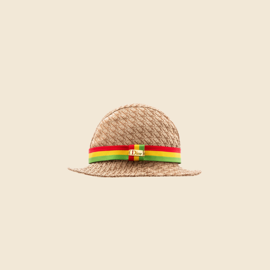 CHRISTIAN DIOR 2004 RASTA BUCKET HAT