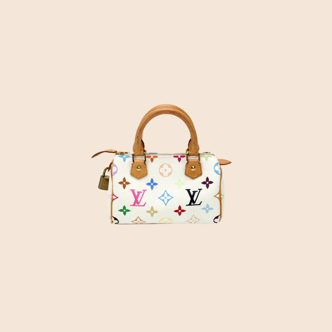 LOUIS VUITTON 2005 MULTICOLOR MONOGRAM NANO SPEEDY BAG