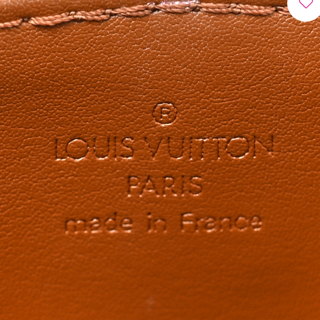 LOUIS VUITTON 00s GOLD VERNIS MONOGRAM ASTOR BAG