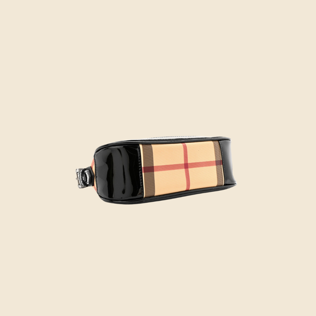 Burberry nova check crossbody on sale bag