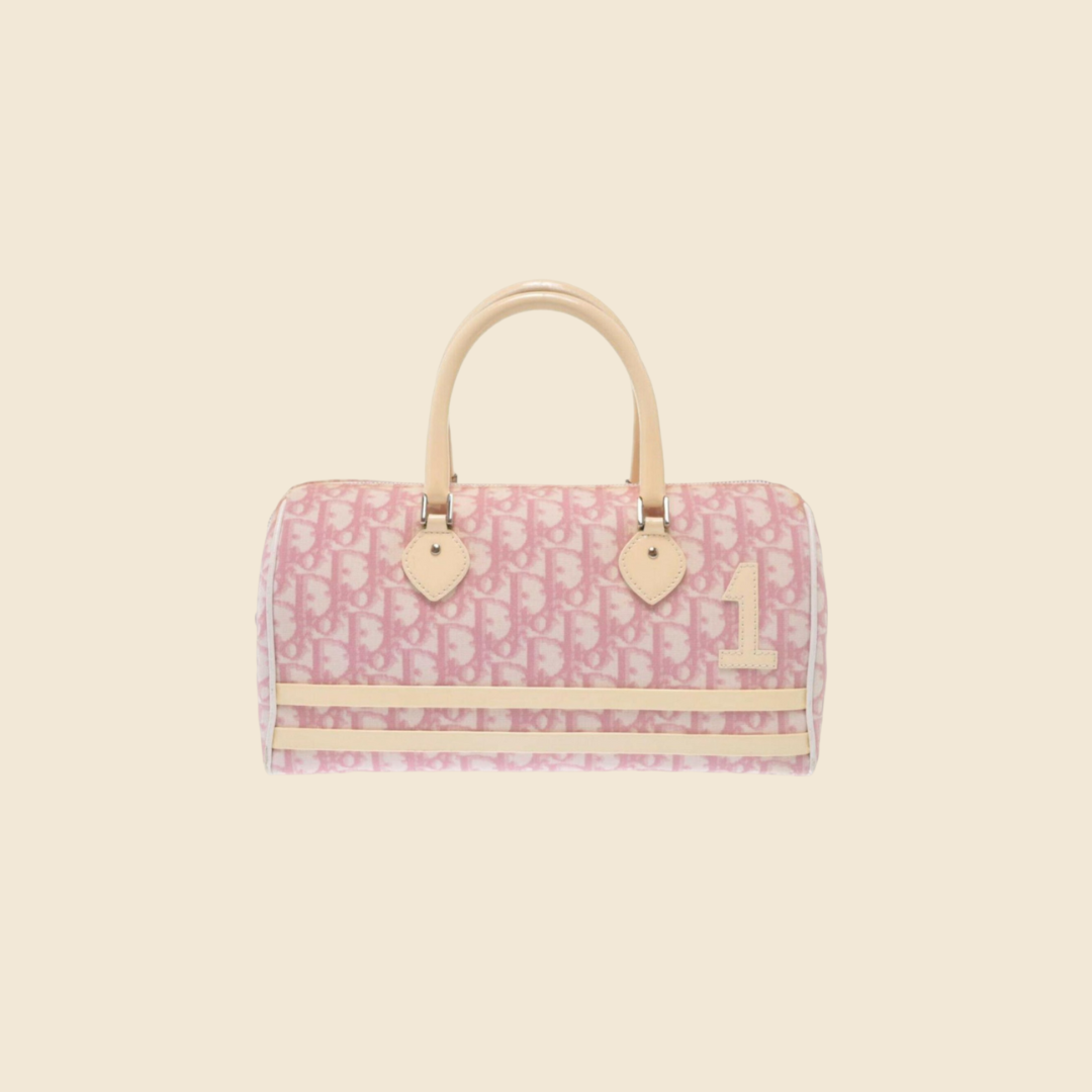 CHRISTIAN DIOR 2004 PINK TROTTER BOSTON BAG – RDB