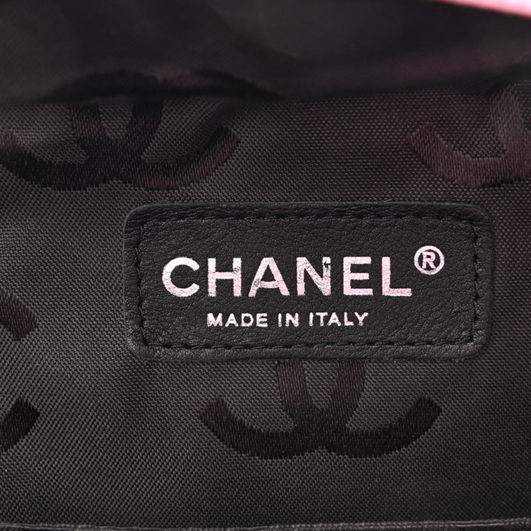 CHANEL PINK QUILTED CAMBON MULTIPOCKET REPORTER BAG