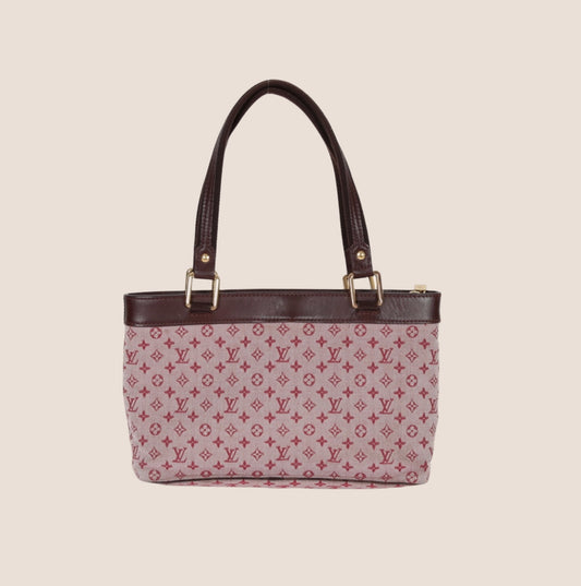 LOUIS VUITTON BURGUNDY MONOGRAM LUCILE BAG