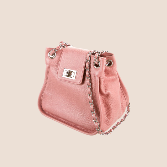 CHANEL PINK REISSUE MADEMOISELLE 2.55 SHOULDER BAG