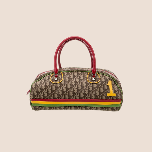 CHRISTIAN DIOR 2004 RASTA BOWLER BAG