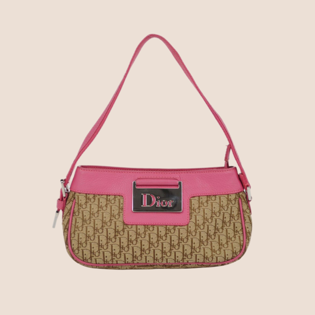 CHRISTIAN DIOR 2005 FUCHSIA STREET CHIC SHOULDER BAG