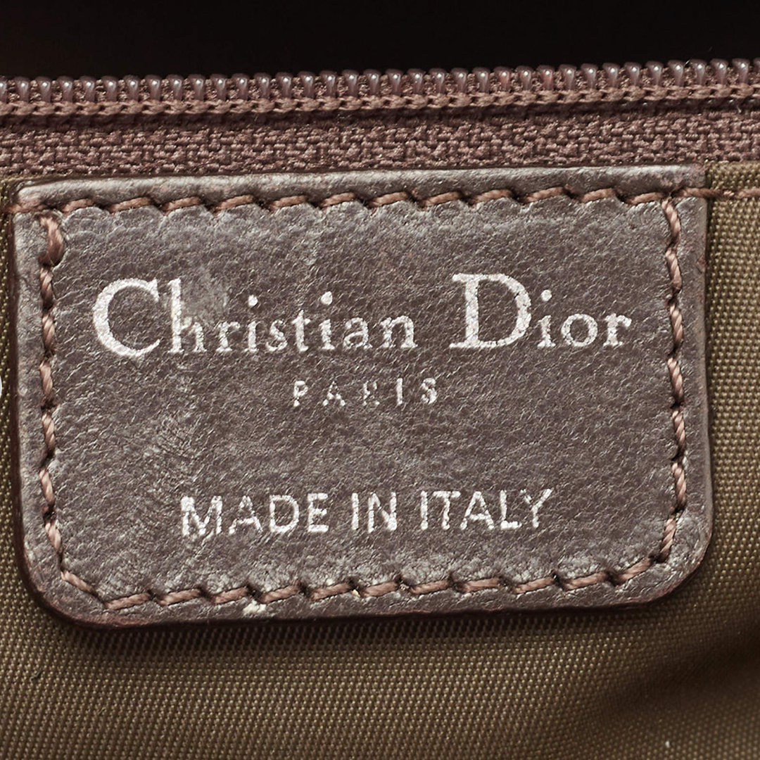 CHRISTIAN DIOR 2006 BROWN TROTTER ROMANTIQUE SHOULDER BAG