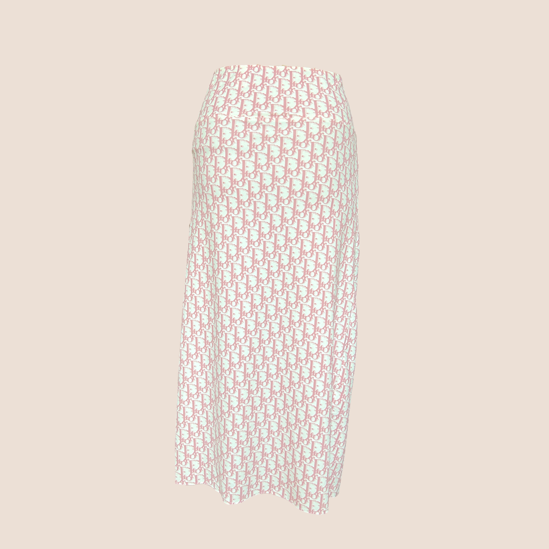 CHRISTIAN DIOR 2004 PINK DIORISSIMO WRAP SKIRT