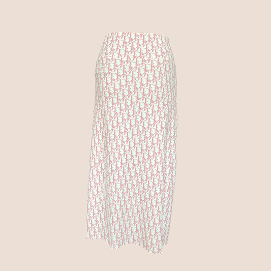 CHRISTIAN DIOR 2004 PINK DIORISSIMO WRAP SKIRT