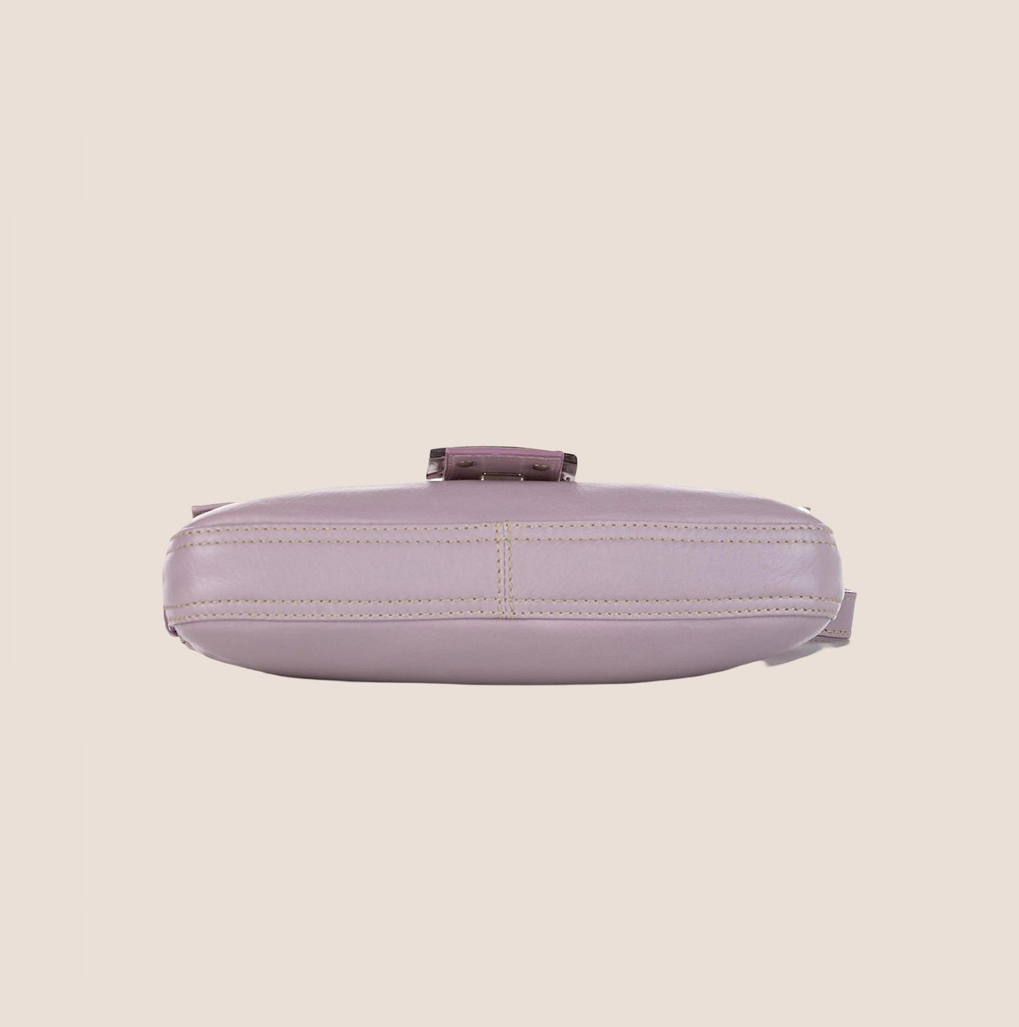 FENDI LILAC LEATHER BAGUETTE BAG