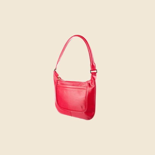 Louis Vuitton XL Red Monogram Vernis Morton Drawstring Backpack 819lv69