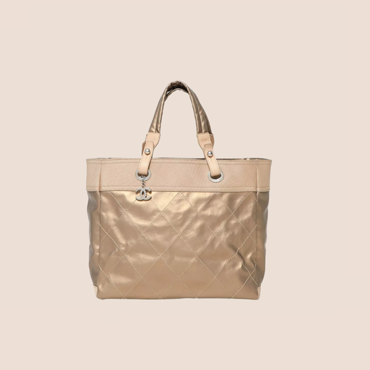 CHANEL BEIGE LARGE PARIS-BIARRITZ LARGE TOTE