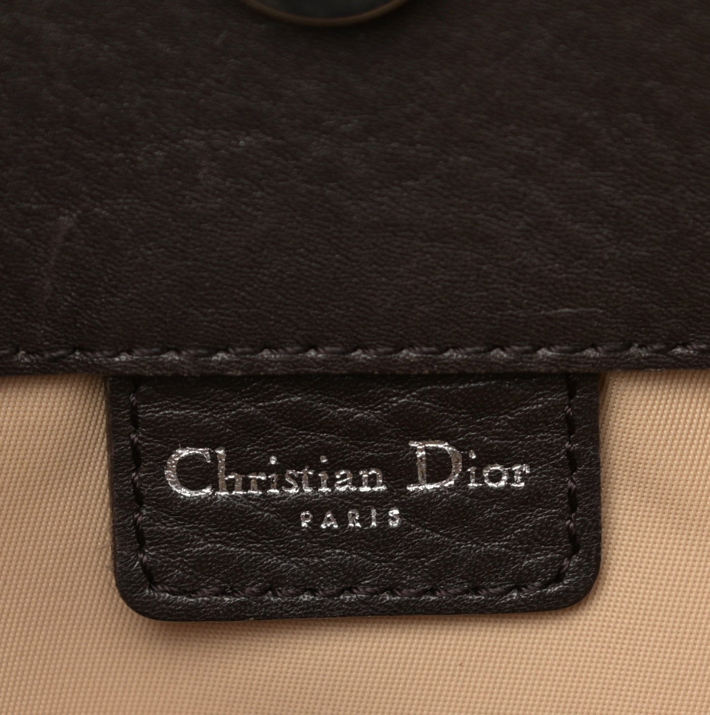 CHRISTIAN DIOR BROWN DIORISSIMO STREET CHIC TOTE BAG