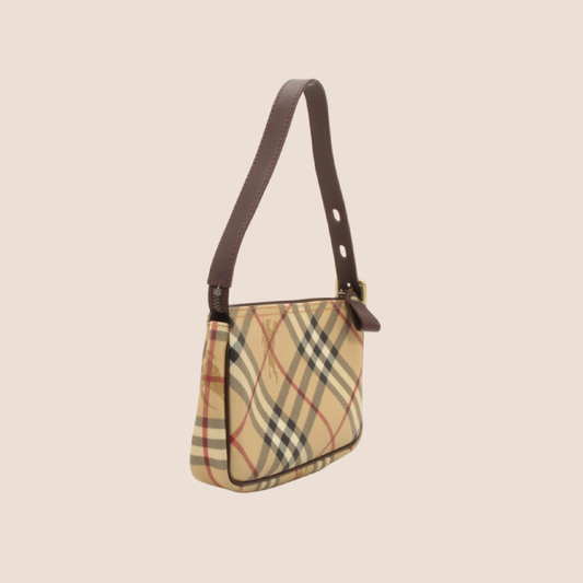 BURBERRY HAYMARKET MINI SHOULDER BAG