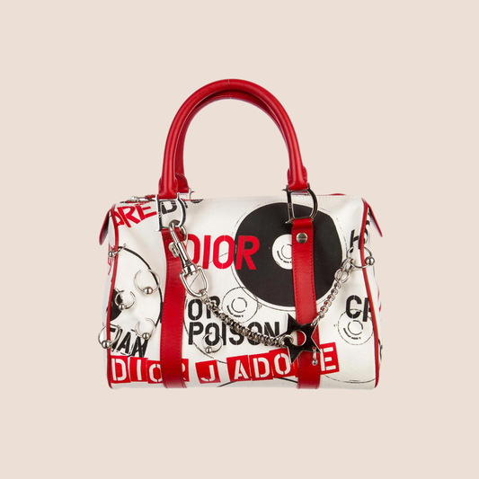 CHRISTIAN DIOR 2004 HARDCORE POISON BOSTON BAG