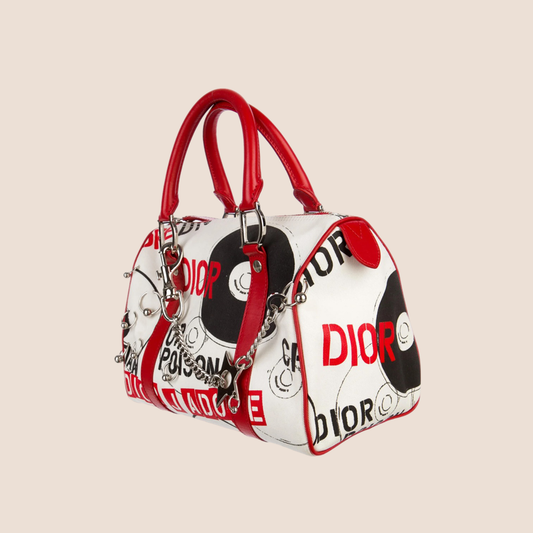 CHRISTIAN DIOR 2004 HARDCORE POISON BOSTON BAG