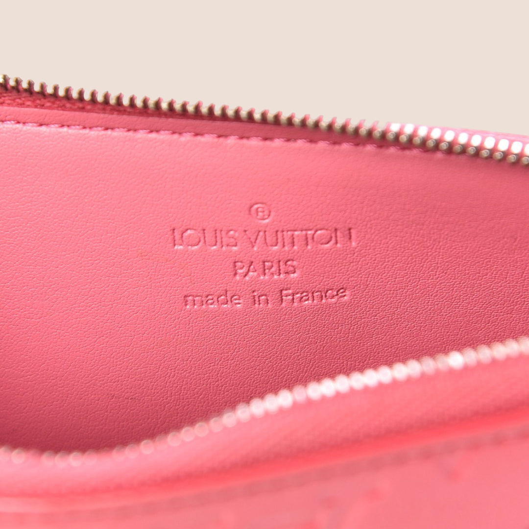 LOUIS VUITTON PINK MONOGRAM VERNIS LEXINGTON POCHETTE BAG