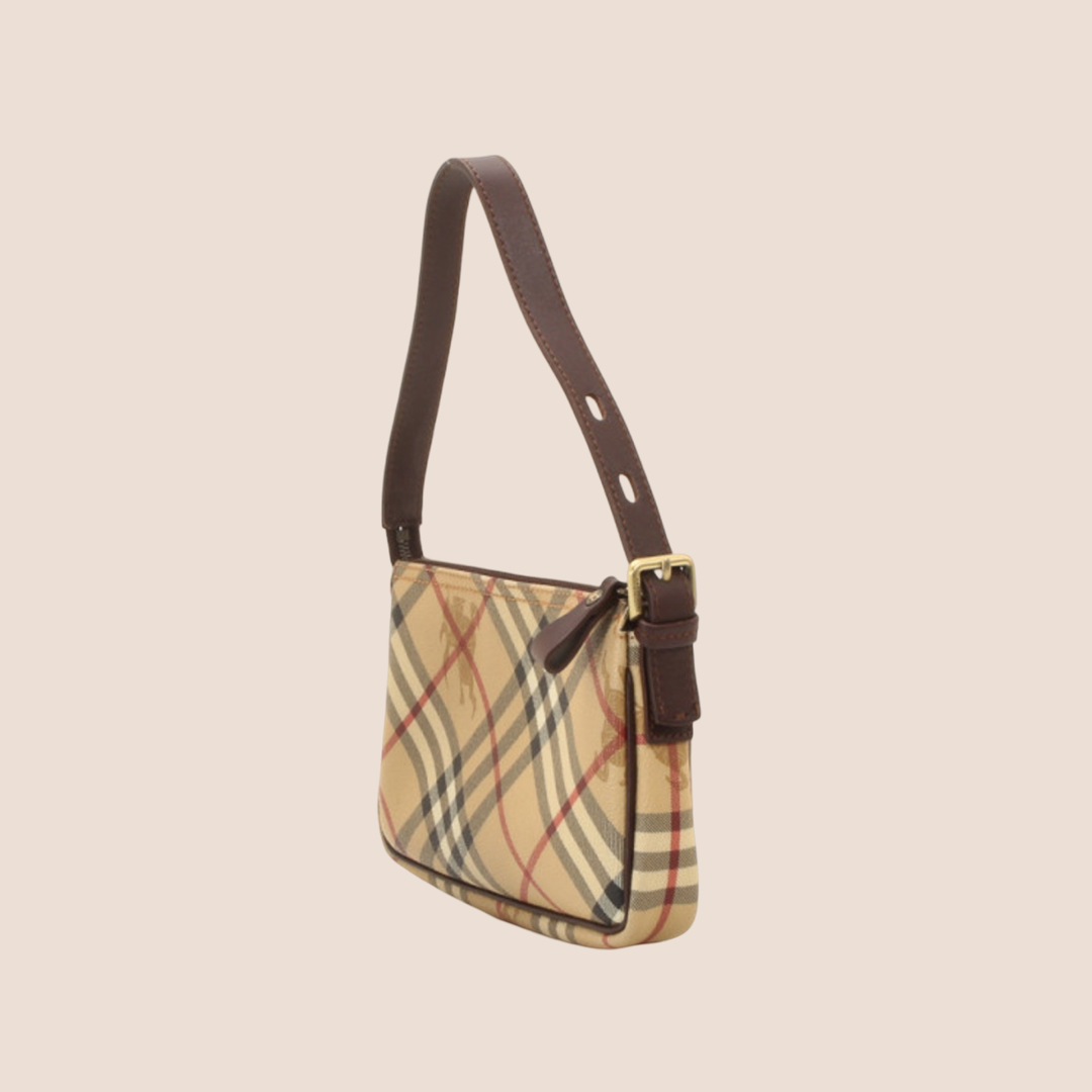 BURBERRY HAYMARKET MINI SHOULDER BAG