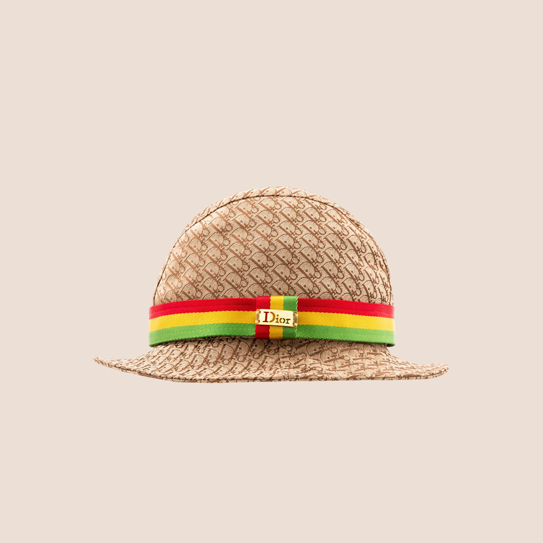 CHRISTIAN DIOR 2004 RASTA BUCKET HAT