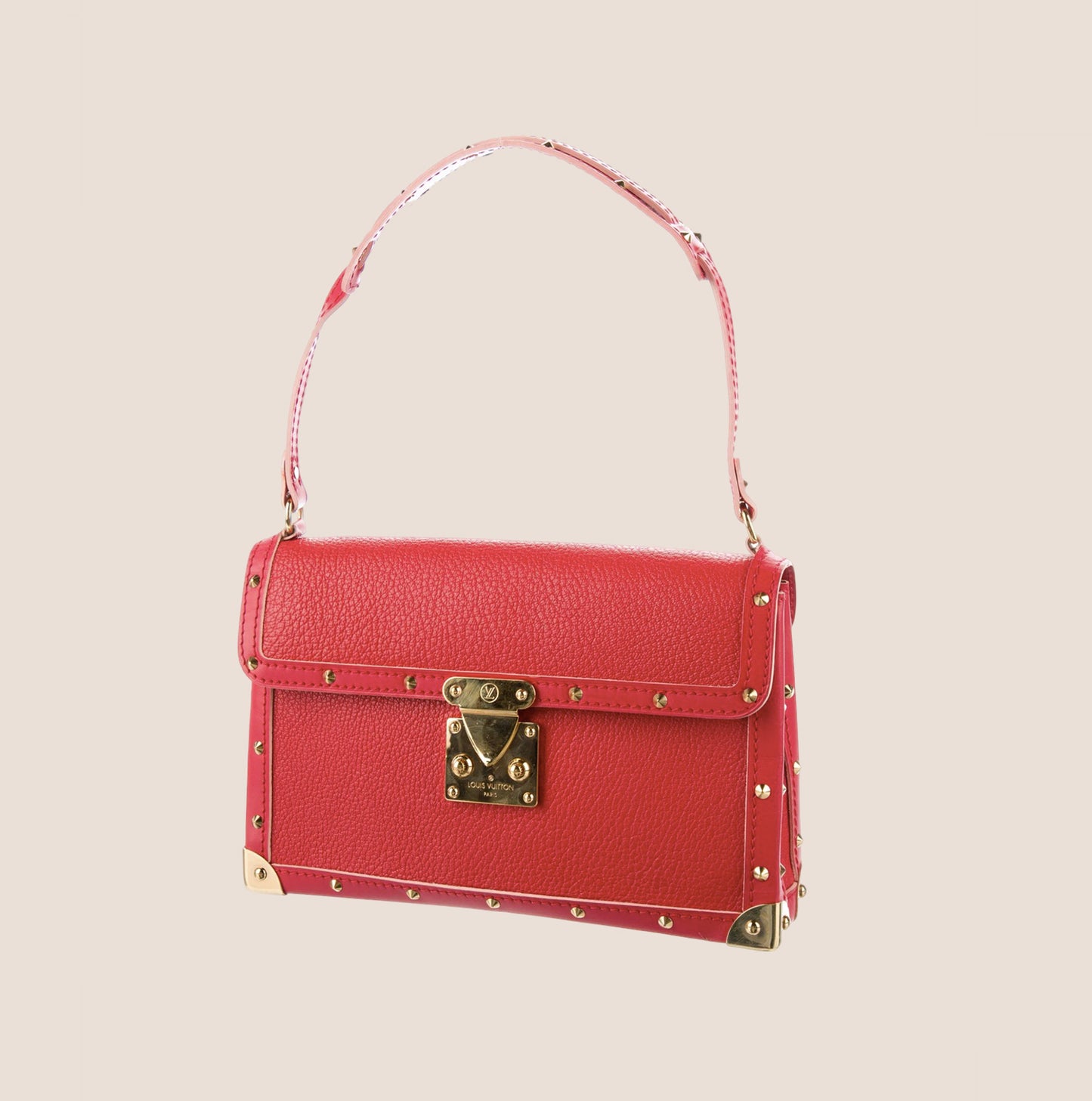 LOUIS VUITTON RED SUHALI L'AIMABLE BAG