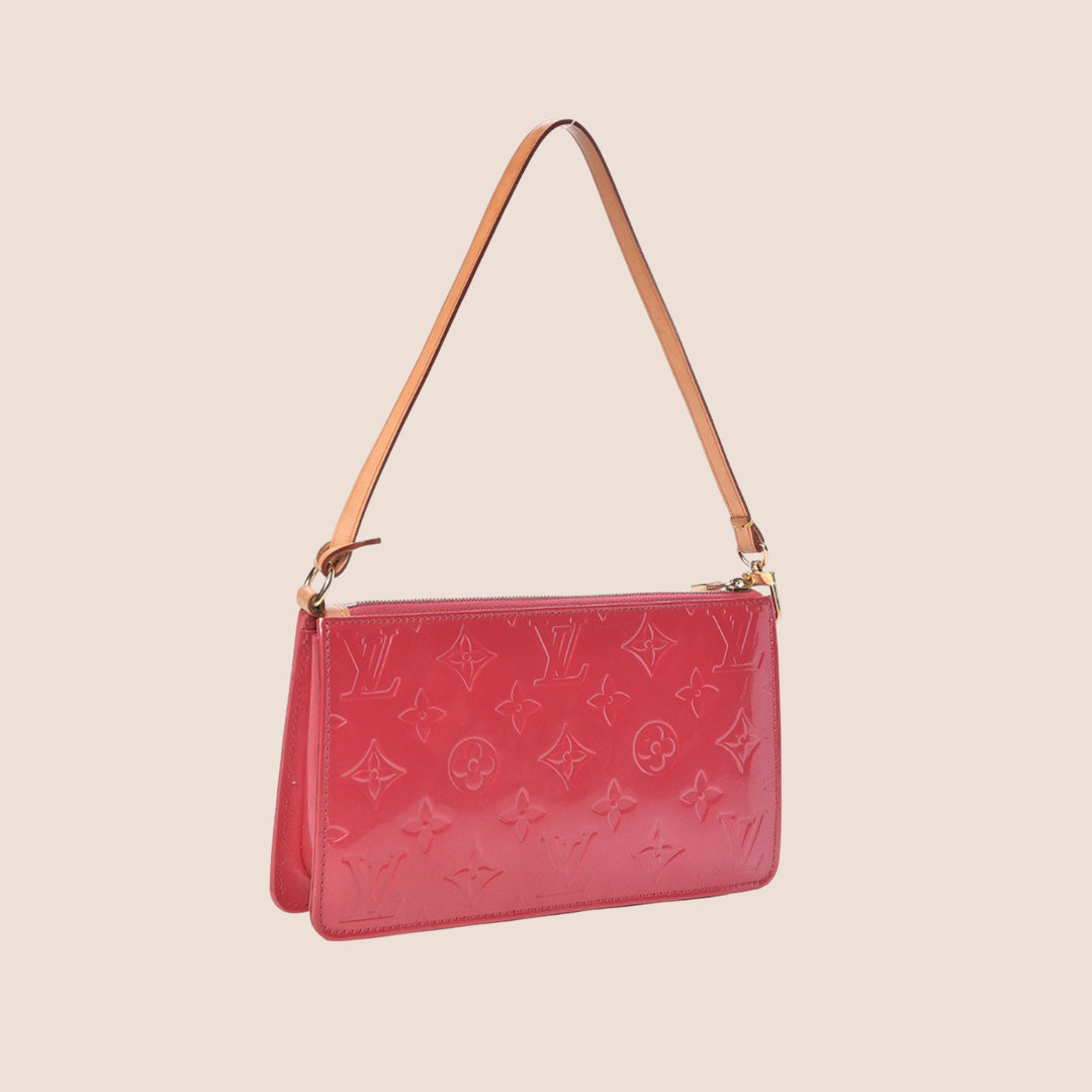 LOUIS VUITTON PINK MONOGRAM VERNIS LEXINGTON POCHETTE BAG