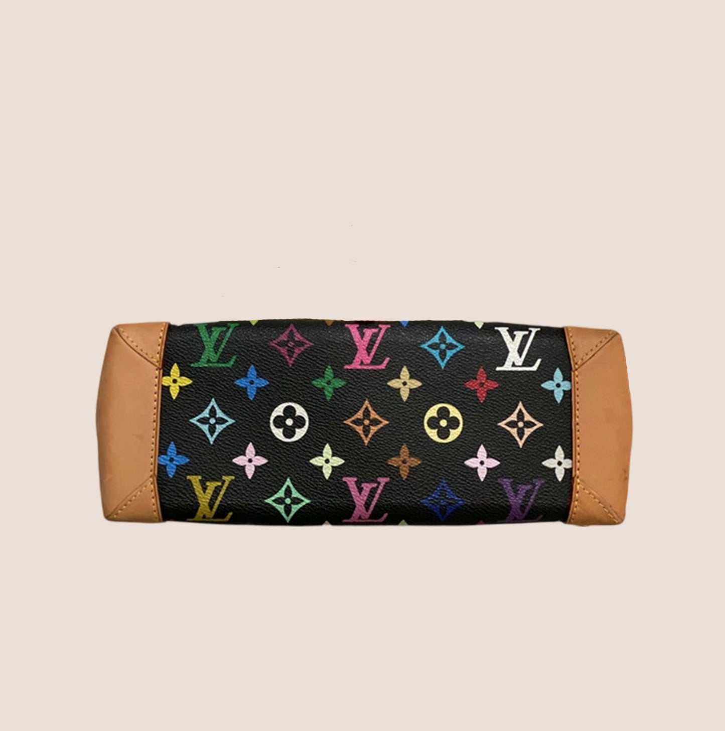 LOUIS VUITTON x TAKASHI MURAKAMI BLACK MONOGRAM ELIZA BAG