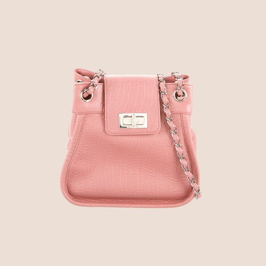 CHANEL PINK REISSUE MADEMOISELLE 2.55 SHOULDER BAG