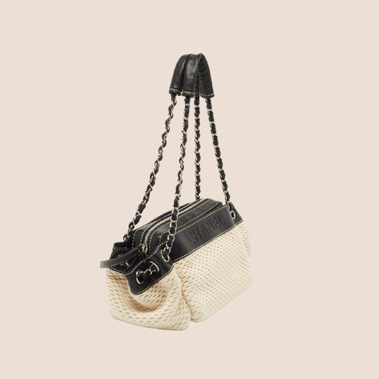 CHANEL LAX CROCHET ACCORDION BAG