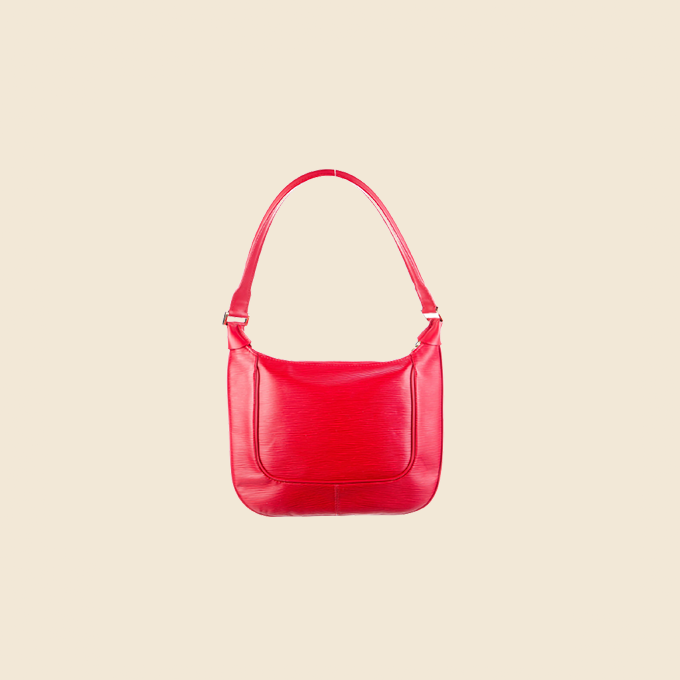 LOUIS VUITTON 2004 RED EPI MATSY SHOULDER BAG