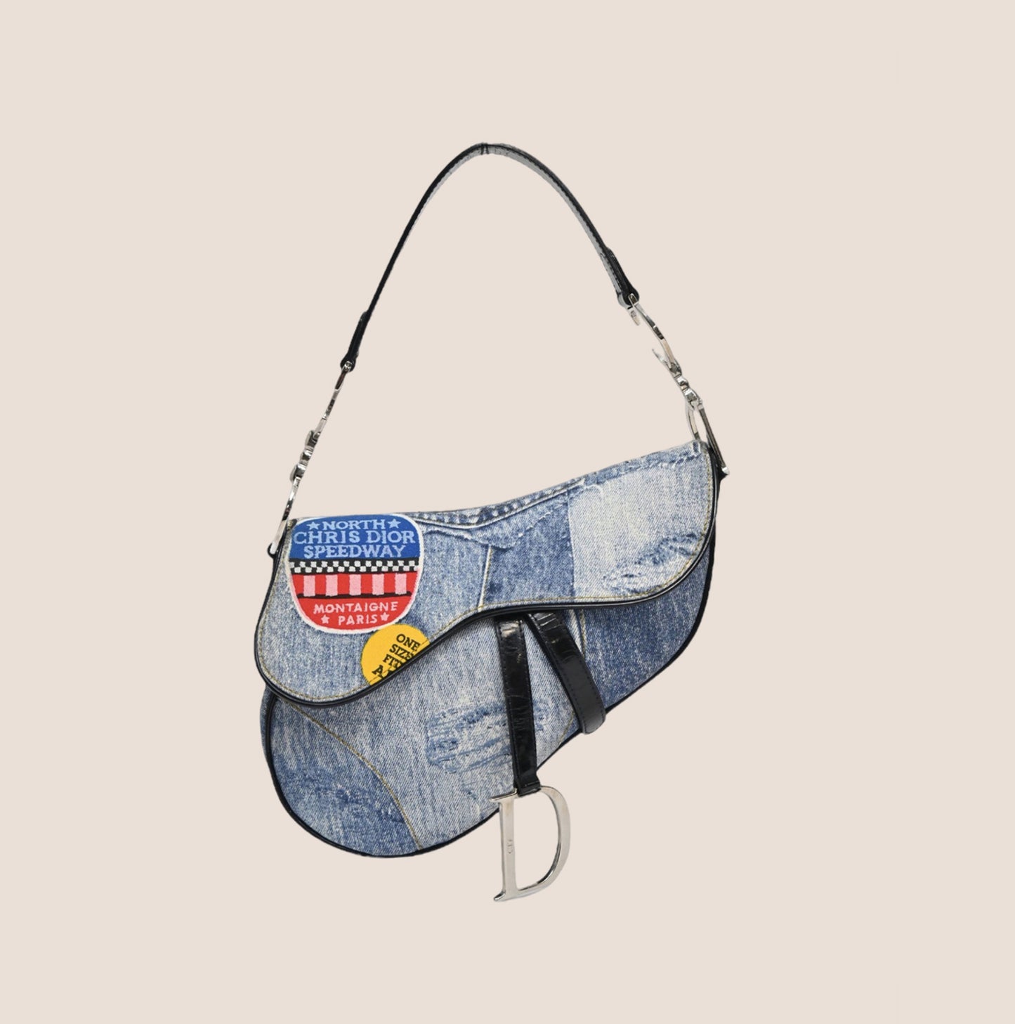 CHRISTIAN DIOR 2001 "DIOR SPEEDWAY" SADDLE BAG