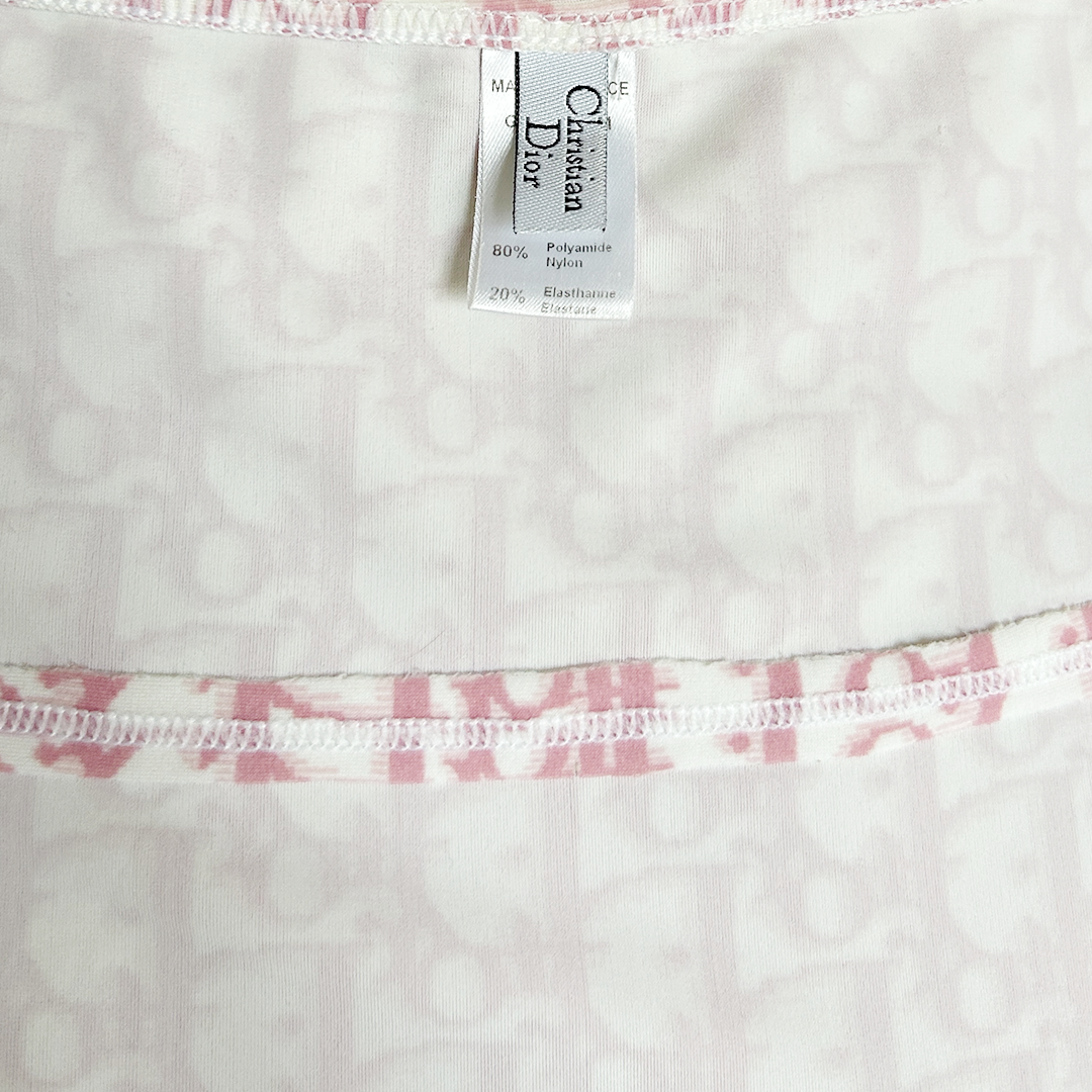 CHRISTIAN DIOR 2004 PINK DIORISSIMO WRAP SKIRT