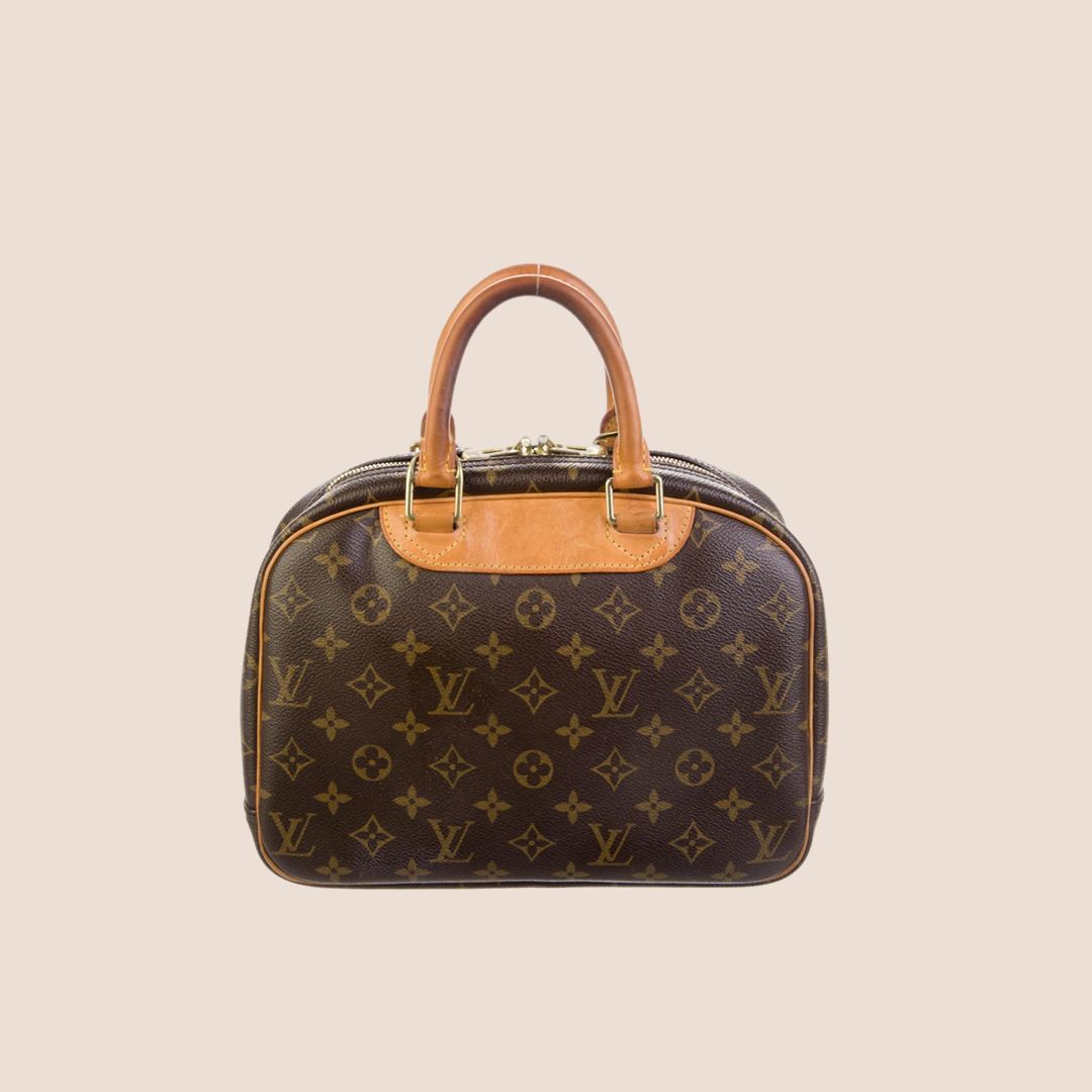 LOUIS VUITTON 2004 BROWN MONOGRAM TROUVILLE HANDBAG