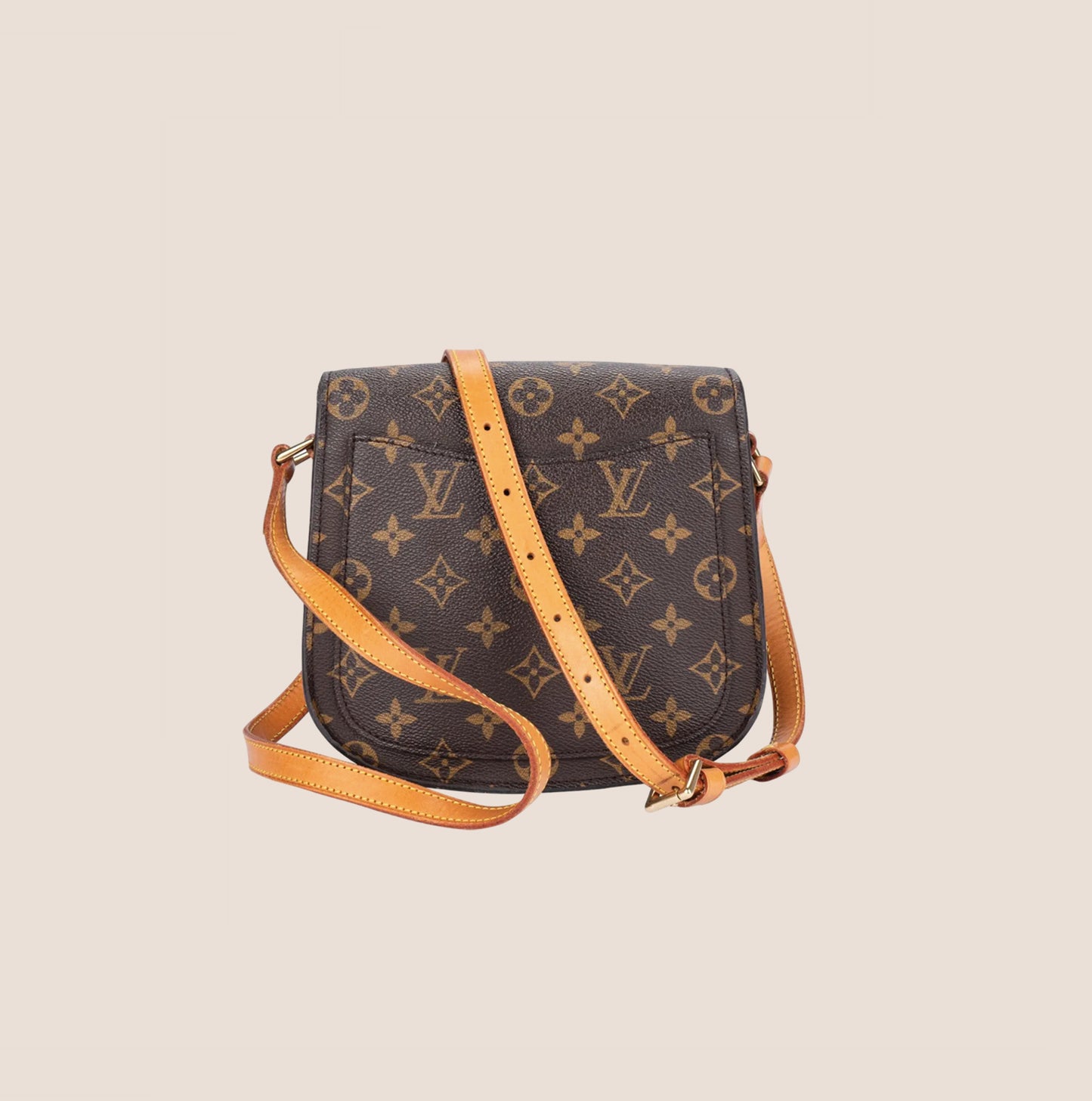 LOUIS VUITTON BROWN MONOGRAM SAINT CLOUD BAG