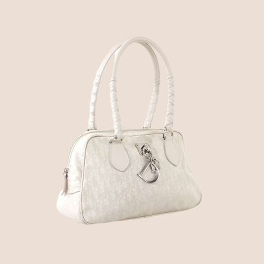 CHRISTIAN DIOR 2006 CREAM DIORISSIMO LOVELY BAG