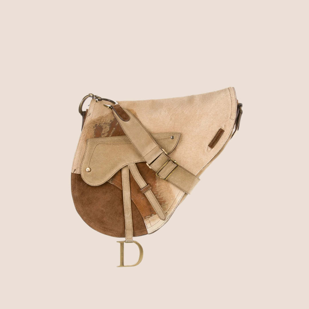 CHRISTIAN DIOR 2002 MESSENGER SADDLE BAG