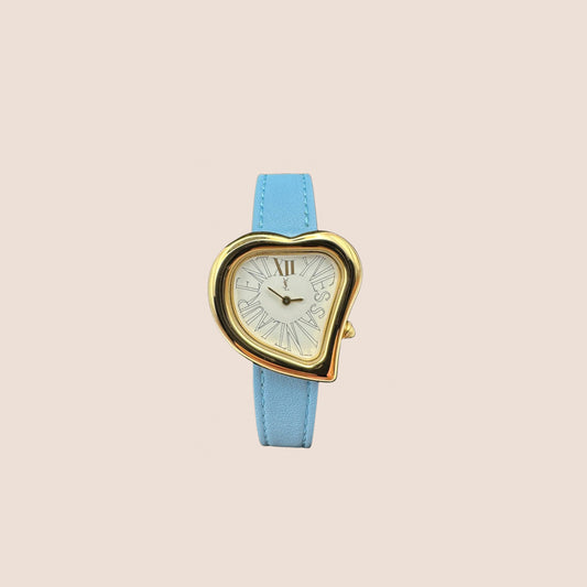 YVES SAINT LAURENT GOLD "LOVE" HEART WATCH