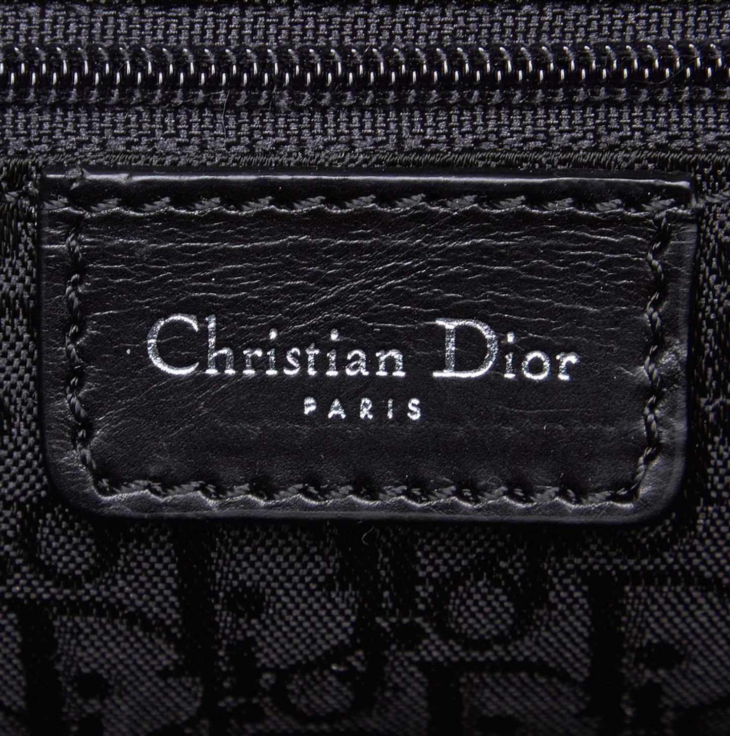 CHRISTIAN DIOR 2004 BLACK LEATHER HARDCORE BOSTON BAG