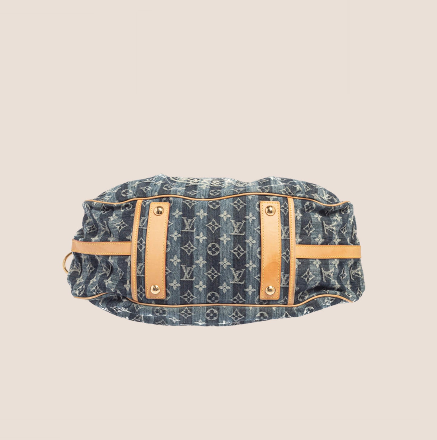 LOUIS VUITTON 2006 BLUE MONOGRAM DENIM RAYE GM BAG