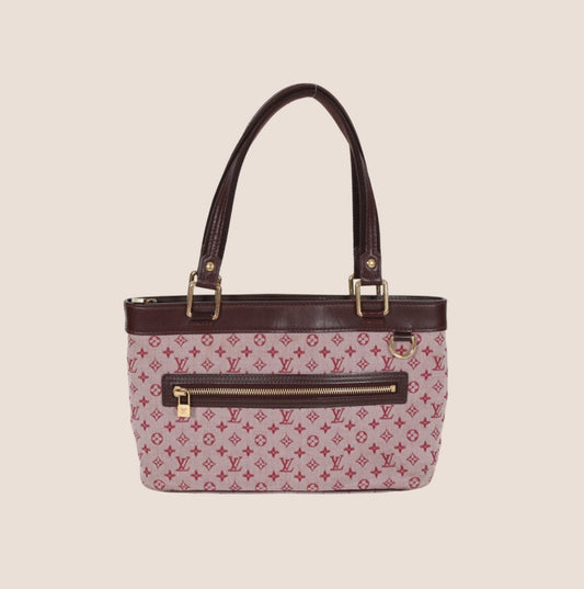 LOUIS VUITTON BURGUNDY MONOGRAM LUCILE BAG