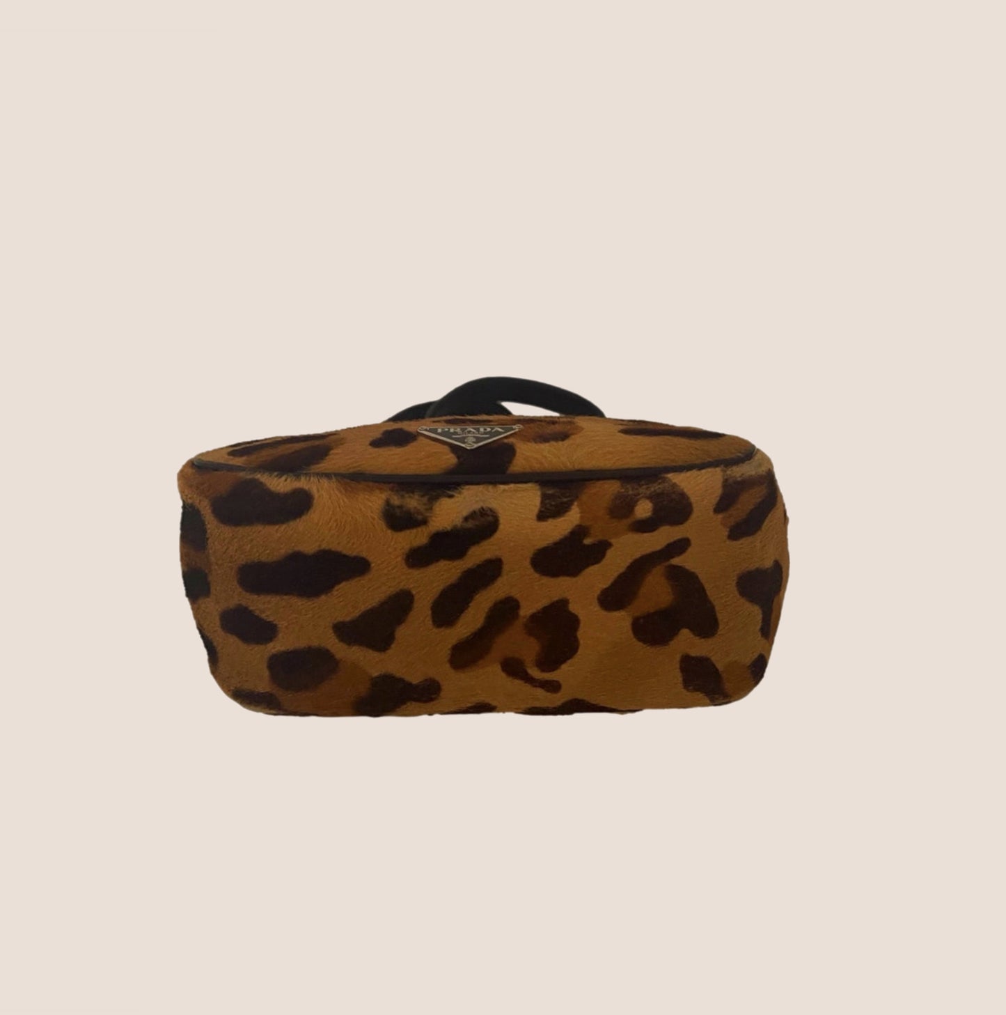 PRADA 2000 PONY HAIR LEOPARD PRINT MINI PURSE