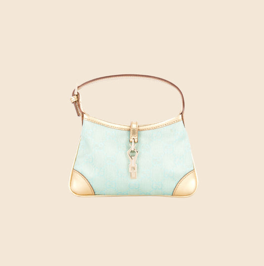 Louis Vuitton Limited Edition Beige Canvas Fleur Button Bag with, Lot  #58306