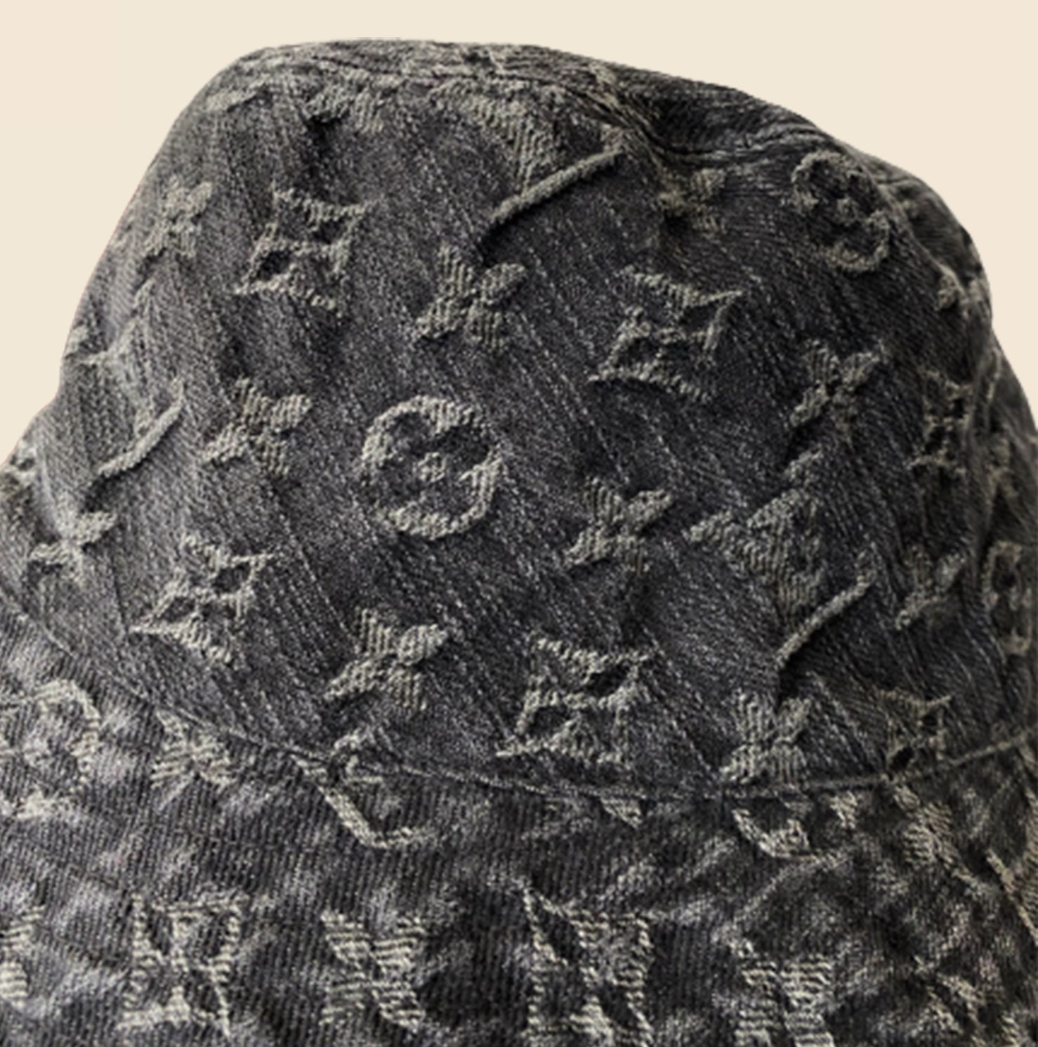 LV monogram blue jeans Bucket Hat – logofabrics