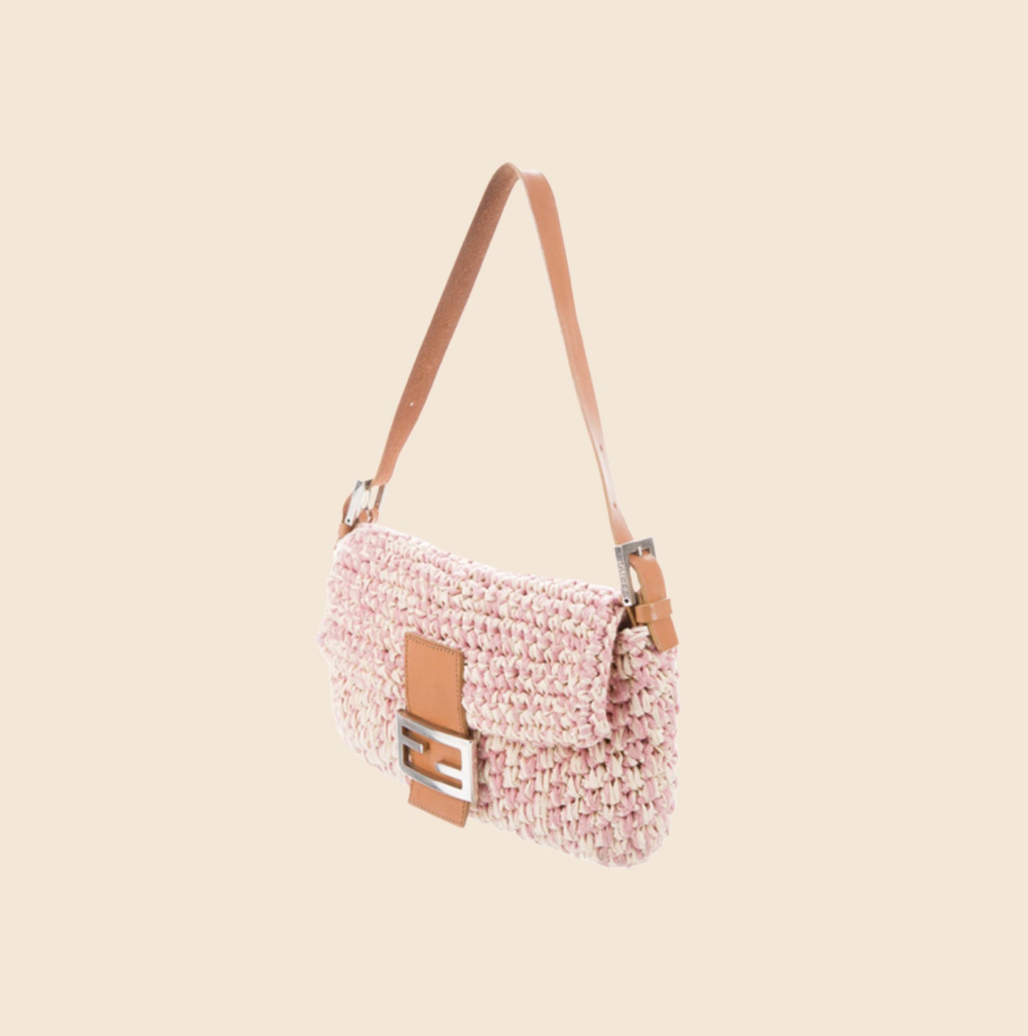Fendi Pink Baguette Bag FENDIFRESIA Collection