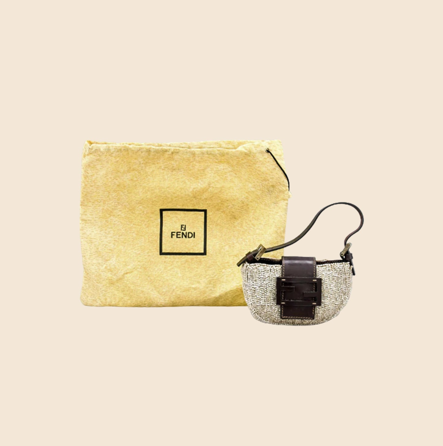 Fendi Mini Croissant Pochette Bag