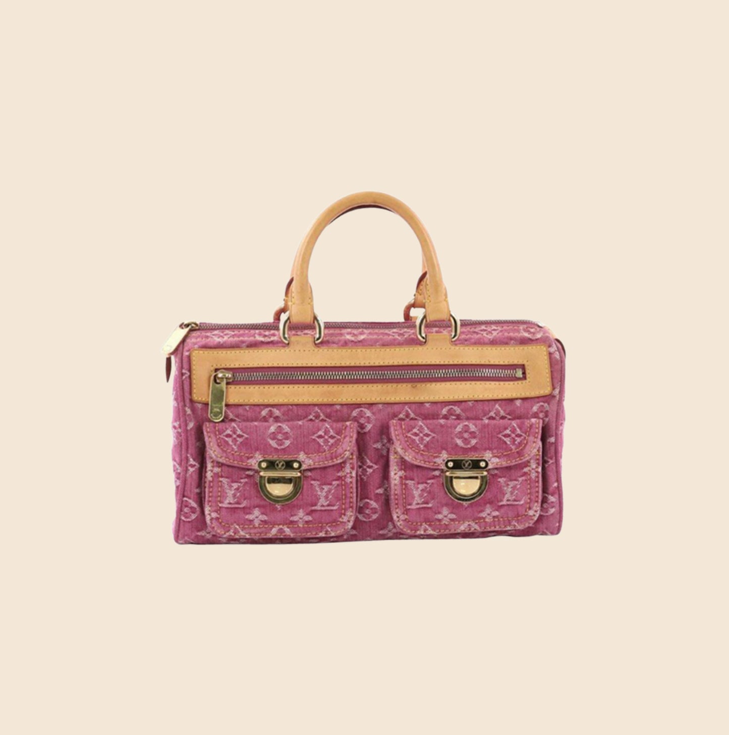 Louis Vuitton Neo Speedy Bag Denim Pink 2347603