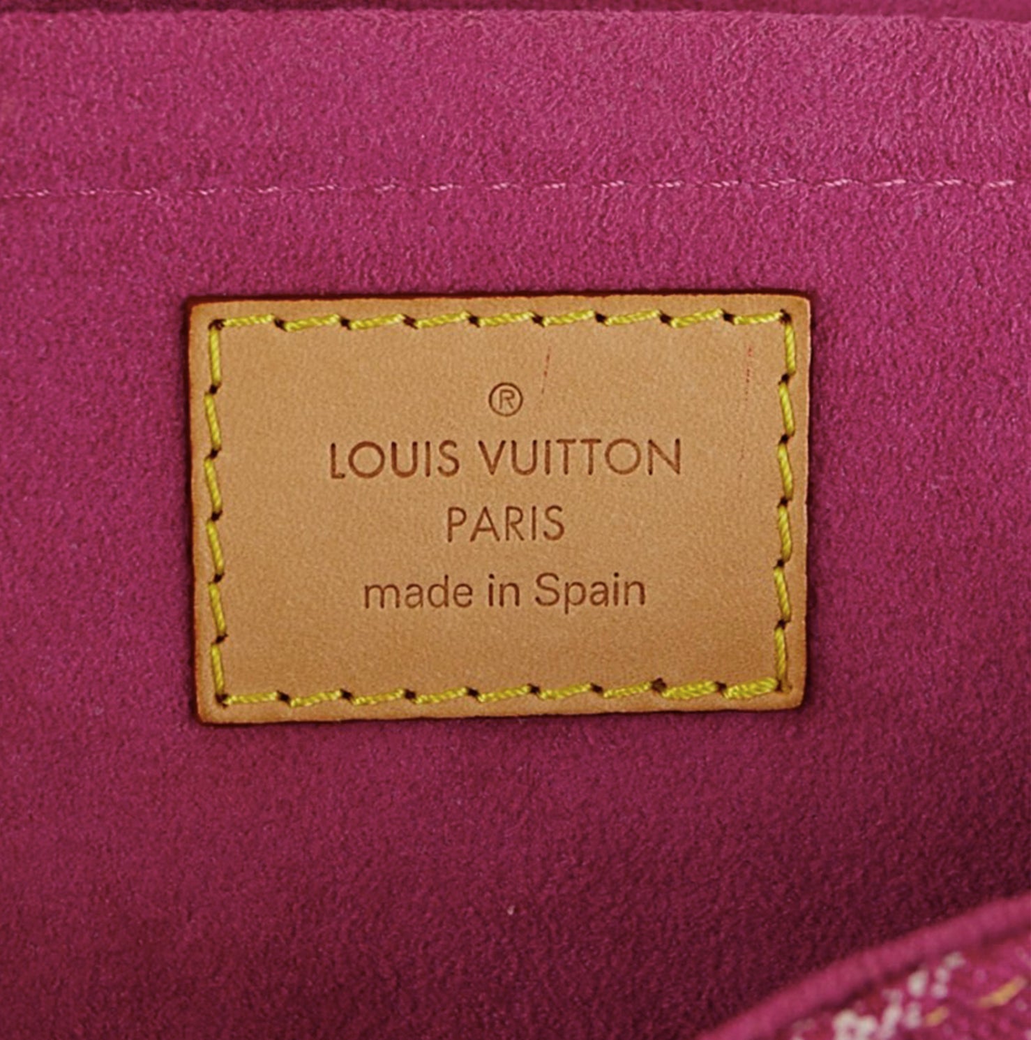 Louis Vuitton Pink Monogram Denim Sunshine QJB17XECPB002